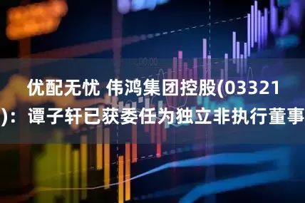 优配无忧 伟鸿集团控股(03321)：谭子轩已获委任为独立非执行董事