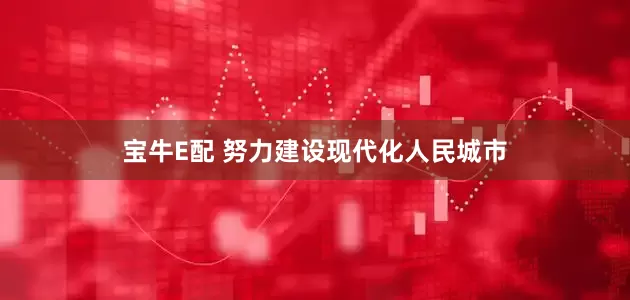 宝牛E配 努力建设现代化人民城市