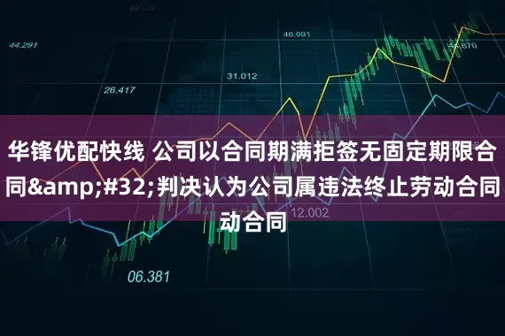 华锋优配快线 公司以合同期满拒签无固定期限合同&#32;判决认为公司属违法终止劳动合同